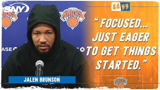 Jalen Brunson is ready for Knicks-76ers series, excited for opportunity to compete | SNY
