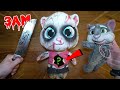 CUTTING TALKING ANGELA AND TOM DOLL AT SAME TIME AT 3AM!! *POSSESSED*