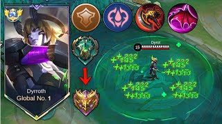 NEW DYRROTH HYPER LIFESTEAL GUIDE EMBLEM AND BUILD (100% working)