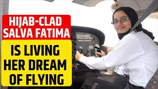 Hijab-clad Salva Fatima is living her dream of flying | Awaz The Voice