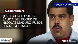 ¿Puede ser negociada la salida de Nicolás Maduro?