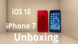iPhone 7 on iOS 10 Unboxing!