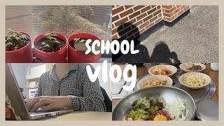 🏫 VLOG / 기숙사 브이로그 / 20학번 새내기의 공강날 / 아무것도 없는 조용한 일상