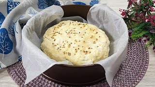 We don't buy bread anymore! Bread without yeast! Now I cook with various toppings