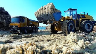 Buldozer RC Huina 1583 4WD Scale 1/14 Test Work