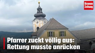 Bei Adventkranz-Weihe: Pfarrer zuckt völlig aus | krone.tv NEWS