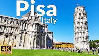 4k Walking Tour of  Pisa, Italy 2022 (Ultra HD, 60fps) With Natural Sounds