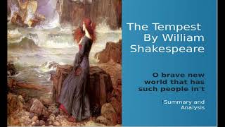 The Tempest by William Shakespeare | Summary and Analysis