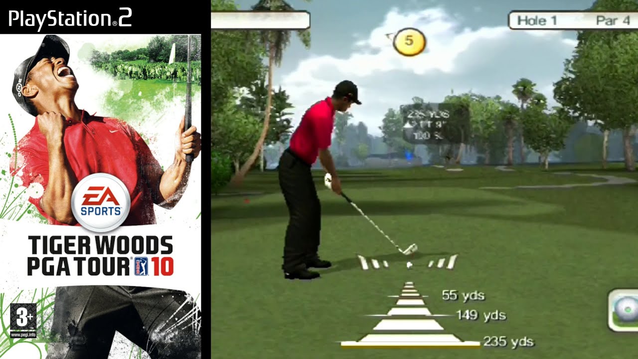 Tiger Woods PGA Tour 10 ... (PS2) Gameplay - YouTube