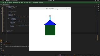 How to draw a detailed house using python turtle? how to draw a symmetric and colorful house with