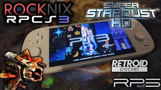 Retroid Pocket 5 Rocknix PS3 Super Stardust HD Gameplay