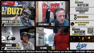 Morning Mayhem with Roger Scott and Christian Weaver is LIVE from The Oaklawn Hot Springs Studio!