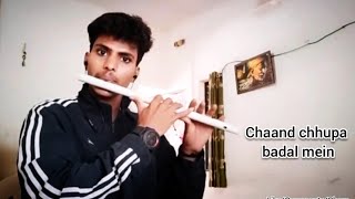 Chand Chupa Badal Main | Flute instrumental Cover| Udit Naraya| Alka yagnik | Flute_By_Vishu_Salokhe