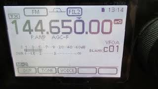 Slow Scan TV (SSTV) audio from a low power 500mW French balloon on 144.650MHz (callsign F4KMH)