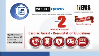 World Heart Day Webinar (WebinarCAMPUS/IIEMS)  #resuscitation #acls #simulation #interactiveLearning