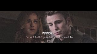 Steve Rogers & Carol Danvers || I'm not bullet proof when it comes to you
