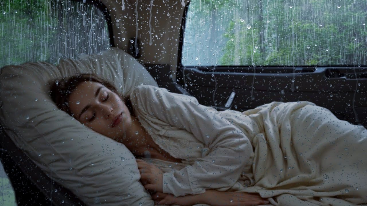 Beat Stress Within 5 Minutes To Deep Sleep With Sound Rain Sleeping