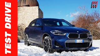 NEW BMW X2 XDRIVE 25E PLUG-IN HYBRID 2021 - FIRST SNOW TEST DRIVE