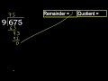 divide 675 by 9 remainder . division with 1 digit divisors . how to do