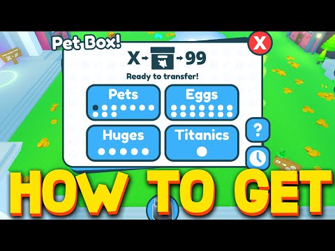HOW TO GET TRANSFER YOUR PETS TO PET SIMULATOR 99! ROBLOX