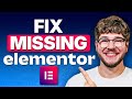 How to Fix Elementor Not Appearing in WordPress (Quick Fix)