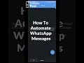 Schedule WhatsApp Messages #shorts