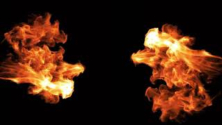 4K Fire Transition Overlay