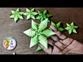 How to make star ⭐ using coconut tree leafs || DIY star making