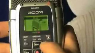 Use Instructions for Zoom H2 Recorder