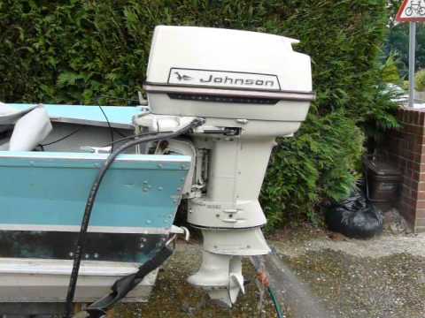 1964 Johnson SeaHorse 40hp - YouTube