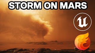 dust storm on Mars - Unreal Engine 5 \u0026 EmberGen