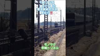 寺崎トンネルを通り抜けモノサクを行く、E235系1000番台横須賀総武快速東京行‼️ ＃寺崎トンネル ＃モノサク ＃E235系1000番台 ＃東京行 2025/01/22 14時31分