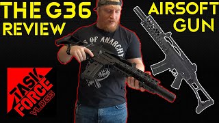 THE G36 AIRSOFT REVIEW - Straight Out The Box (470 Round Magazine) Jing Gong AR36C