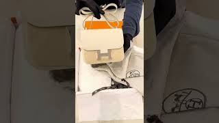 Unbox Hermes Constance 19 Epsom 10 Craie | Maxuria