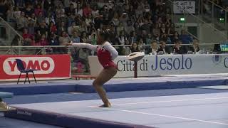 Simone Biles - Tuck Double Double - 2015 City Of Jesolo Trophy