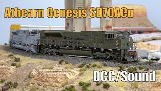 Athearn Genesis HO Scale SD70ACu DCC Sound Review