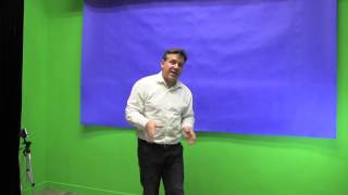 Setting up a Green Screen in a School