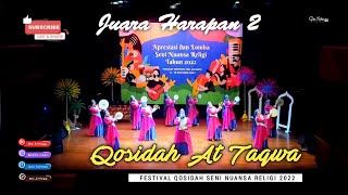 QOSIDAH AT TAQWA || FESTIVAL SENI NUANSA RELIGI 2022 DKI JAKARTA ( Salamin Baid )