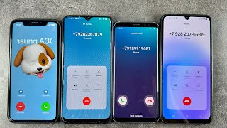 Incoming Calls Samsung Galaxy A24 + IPhone XR + Samsung Galaxy S9 + Samsung A50