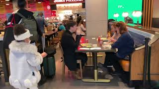 Food court Moynihan Train Hall Manhattan New York City