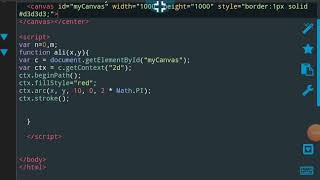 JavaScript :Canvas with loop