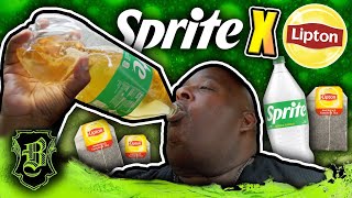 2 Liter Sprite and Lipton Tea Bag Chug