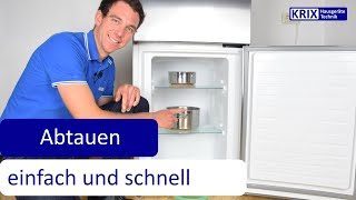 Gefrierschrank RICHTIG abtauen | schnell und einfach