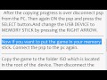 How to copy or backup UMD games to the PC without UMD DUMPER.