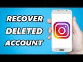 How to Recover your Deleted Instagram Account (2024)