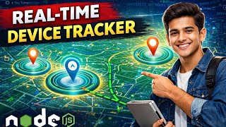[Backend Project 🚀] Realtime Device track | Map with node.js express and socket.io | Maps | Leaflet