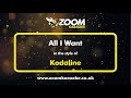 Kodaline - All I Want - Karaoke Version from Zoom Karaoke