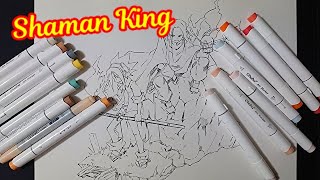 【シャーマンキング】葉とハオ描いてみた！Drawing Shaman King Yo and Hao