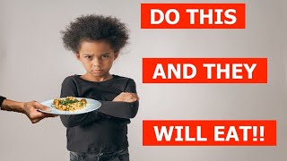 ASD EATING DISORDER PICKY EATERS (NEOPHOBIA) GET THEM TO EAT!