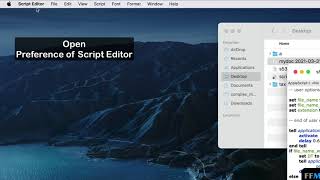 AppleScript - Create a Plain Text File in The Current Folder Free on Big Sur
